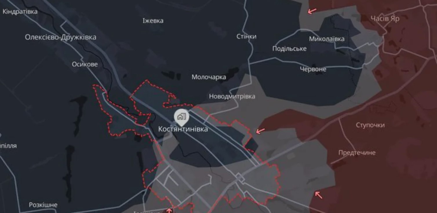 Путінська армія не змогла обійти Костянтинівку та перерізати логістику на Краматорськ Путінська армія не змогла обійти Костянтинівку та перерізати логістику на Краматорськ